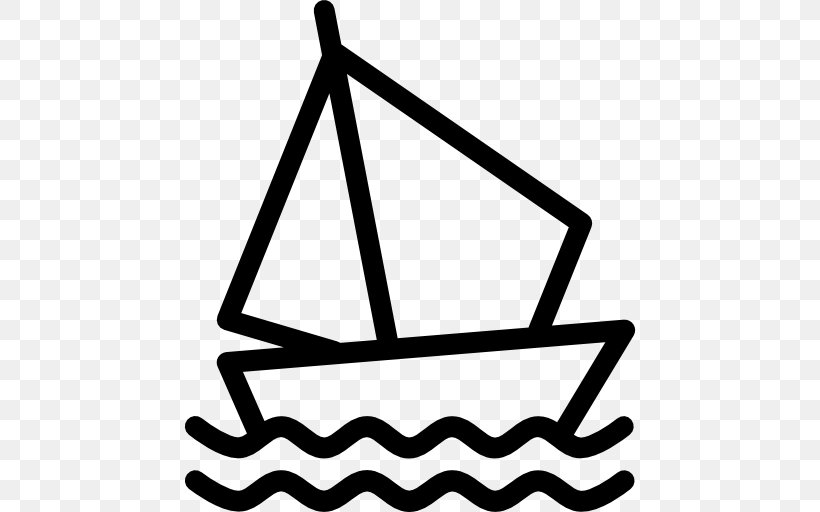 Sailboat Clip Art, PNG, 512x512px, Boat, Black And White, Monochrome Photography, Sail, Sailboat Download Free
