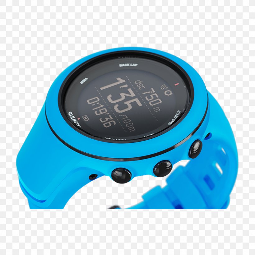 Suunto Oy GPS Watch Sport Strap, PNG, 1024x1024px, Suunto Oy, Dive Computer, Electric Blue, Gps Watch, Hardware Download Free