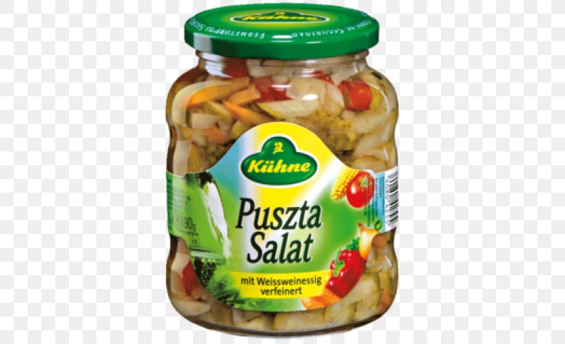 Giardiniera Salad Kühne Puszta Salat (Mixed Pickled Vegetables) 330g Kühne Mixed Pickles Food, PNG, 500x500px, Giardiniera, Chard, Condiment, Convenience Food, Cuisine Download Free