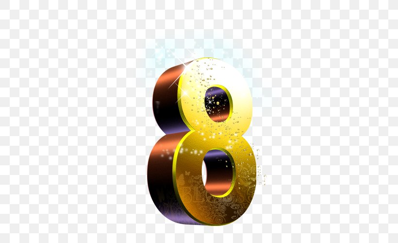 Numerical Digit Gold, PNG, 500x500px, Numerical Digit, Arabic Numerals, Channel, Compact Disc, Computer Software Download Free