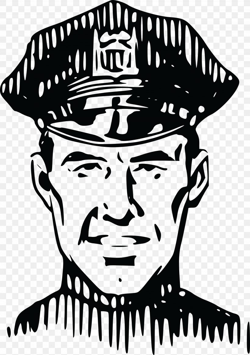 Police Officer Clip Art, PNG, 4000x5675px, Police Officer, Artwork, Black And White, Facial Hair, Fashion Accessory Download Free