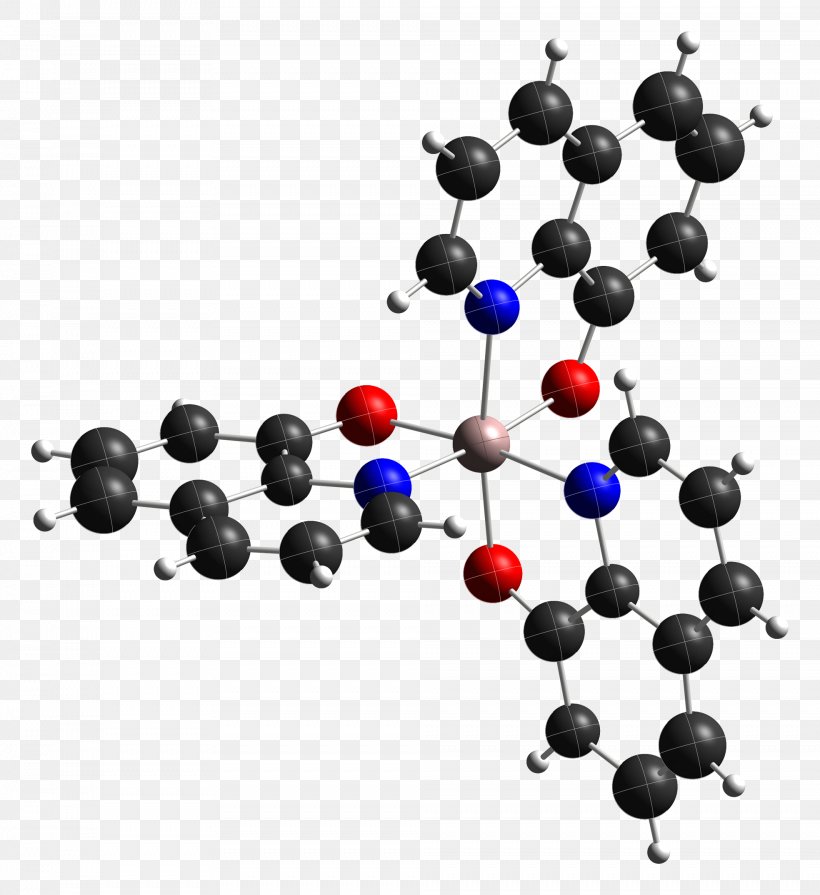 Tris(8-hydroxyquinolinato)aluminium 8-Hydroxyquinoline Coordination Complex Molecule, PNG, 1968x2150px, Watercolor, Cartoon, Flower, Frame, Heart Download Free