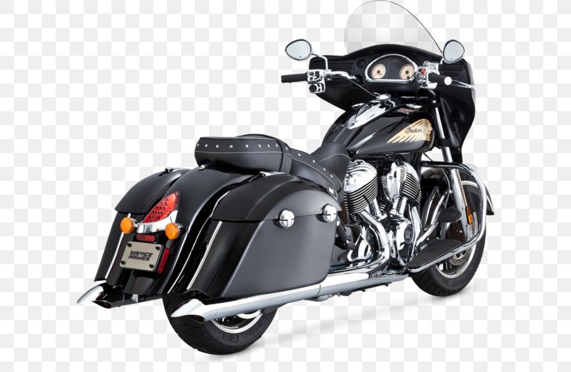 Exhaust System Motorcycle Muffler Vance & Hines Indian Chief, PNG, 600x535px, Exhaust System, Aftermarket Exhaust Parts, Automotive Design, Automotive Exhaust, Automotive Wheel System Download Free