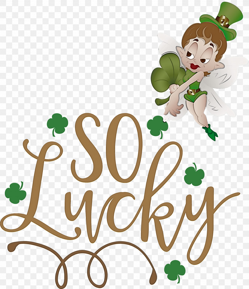 So Lucky St Patricks Day Saint Patrick, PNG, 2582x3000px, St Patricks Day, Cartoon, Character, Christmas Day, Christmas Ornament Download Free