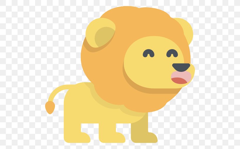 Lion Whiskers Dog Clip Art, PNG, 512x512px, Lion, Big Cat, Big Cats, Carnivoran, Cartoon Download Free