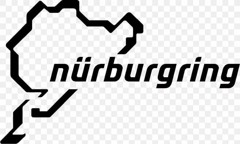 Nürburgring Car Decal Logo Sticker, PNG, 896x539px, Nurburgring, Area, Auto Racing, Black, Black And White Download Free