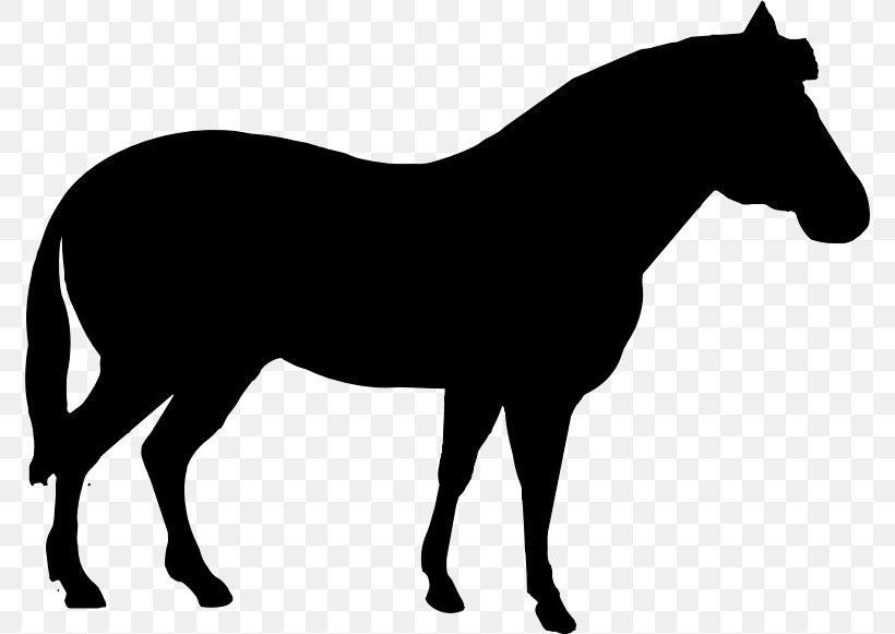 quarter horse silhouette