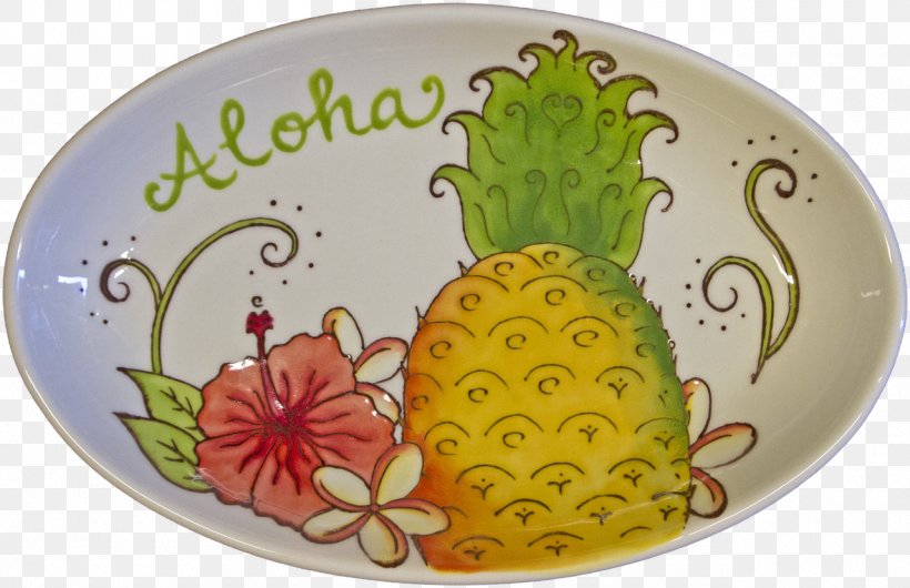 Pineapple Ceramic Platter, PNG, 1280x828px, Pineapple, Ananas, Bromeliaceae, Ceramic, Dishware Download Free