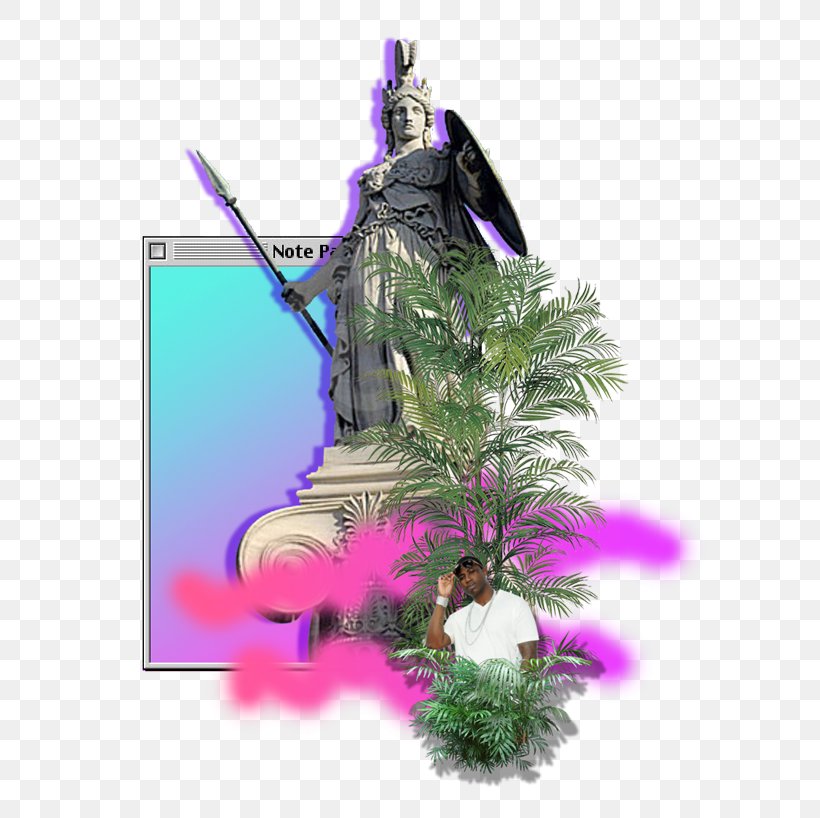 Sticker Seapunk Vaporwave Photography, PNG, 600x818px, 2016, Sticker, Fictional Character, Lilac, Microsoft Download Free