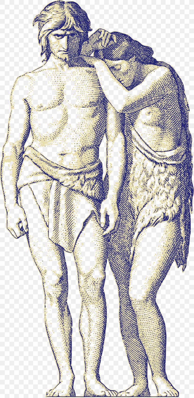Adam And Eve Bible Garden Of Eden Clip Art, PNG, 4000x8185px, Watercolor, Cartoon, Flower, Frame, Heart Download Free