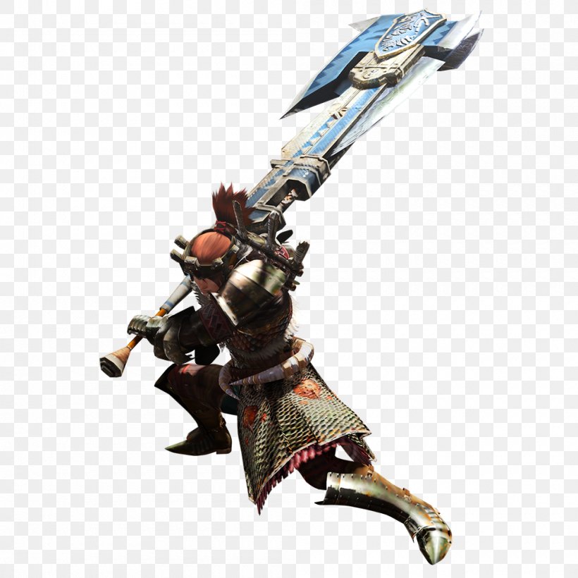 Monster Hunter 4 Ultimate Monster Hunter 3 Ultimate Monster Hunter Generations Monster Hunter Tri, PNG, 1000x1000px, Monster Hunter 4, Action Figure, Cold Weapon, Figurine, Lance Download Free