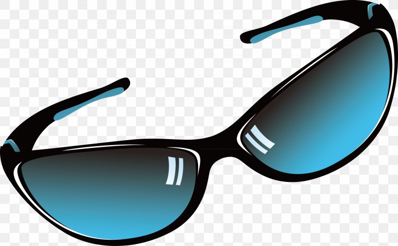 Sunglasses Goggles, PNG, 2204x1363px, Glasses, Aqua, Azure, Black, Blue Download Free