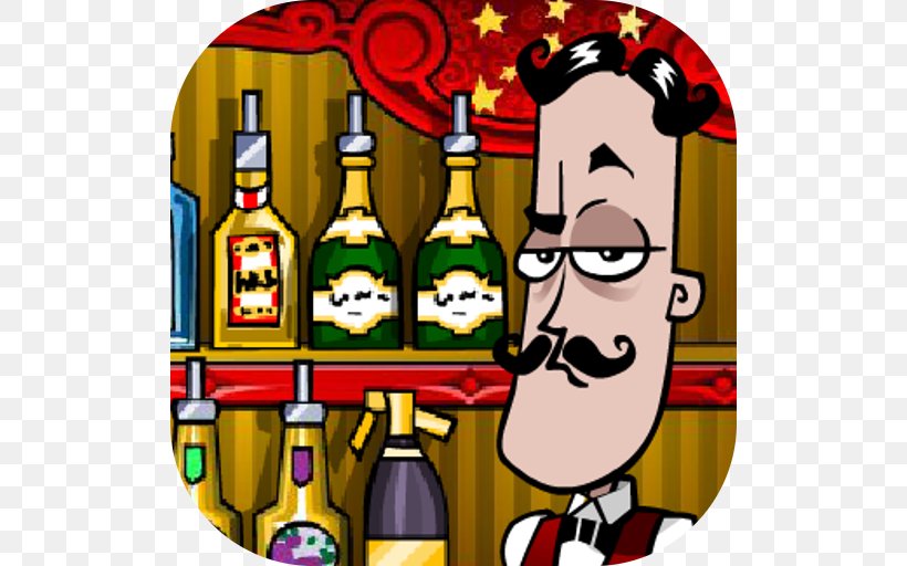 Bartender Game Tasty Planet: Back For Seconds Thumb Fighter Days 2 Die, PNG, 512x512px, Bartender, Alcohol, Alcoholic Beverage, Android, Art Download Free