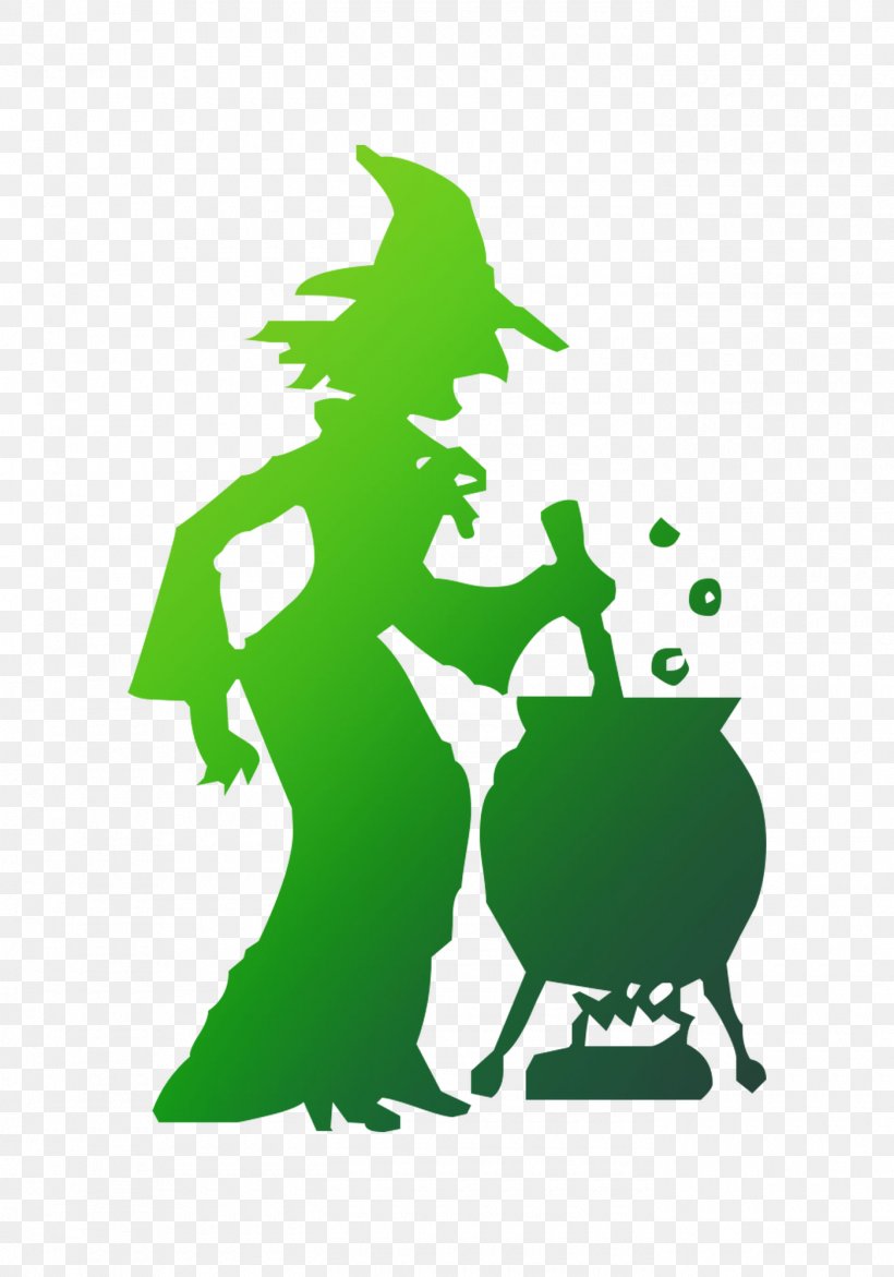 Witchcraft Vector Graphics Silhouette Image Halloween, PNG, 1400x2000px, Witchcraft, Art, Drawing, Fictional Character, Green Download Free