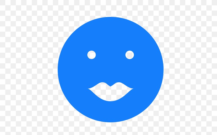 Smiley Blue, PNG, 512x512px, Smiley, Aqua, Area, Black, Blue Download Free