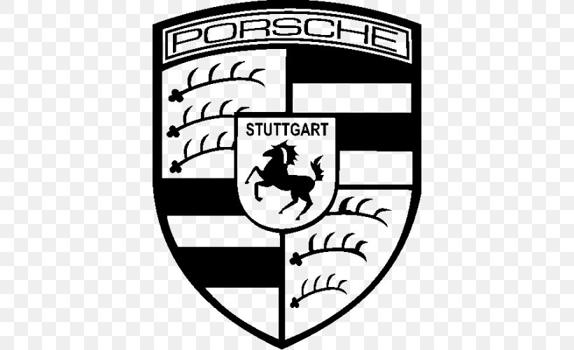 Porsche Cayman Car Logo Porsche 911 GT1, PNG, 500x500px, Porsche, Area, Automobile Repair Shop, Black, Black And White Download Free