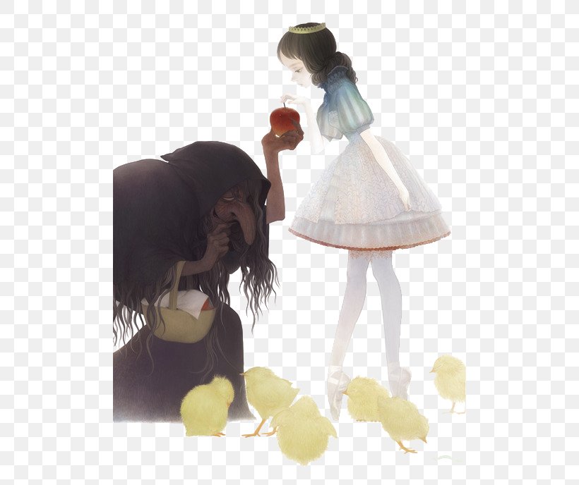 Queen Snow White Fan Art Fairy Tale, PNG, 536x688px, Watercolor, Cartoon, Flower, Frame, Heart Download Free