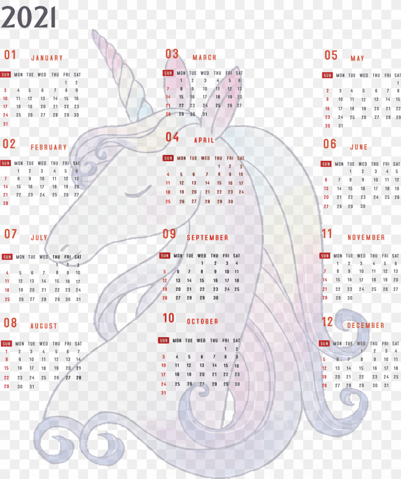 Year 2021 Calendar Printable 2021 Yearly Calendar 2021 Full Year Calendar, PNG, 2510x3000px, 2021 Calendar, Year 2021 Calendar, Calendar System, Geometry, Line Download Free