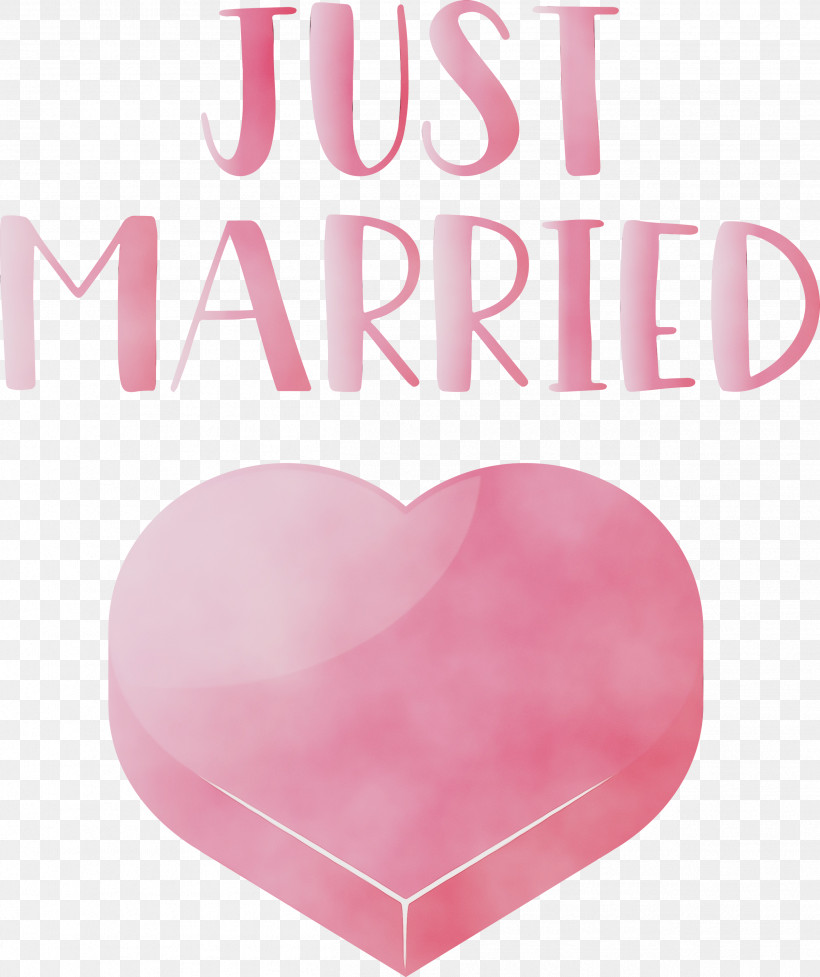 M-095 Heart Font M-095, PNG, 2517x2999px, Just Married, Heart, M095, Paint, Watercolor Download Free