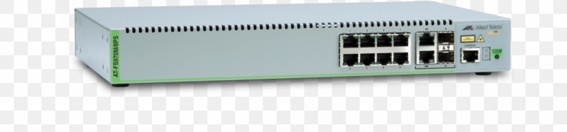 Power Over Ethernet Network Switch Allied Telesis AT FS970M/8PS-E Switch, PNG, 1200x280px, Power Over Ethernet, Allied Telesis, Computer Component, Computer Network, Computer Port Download Free