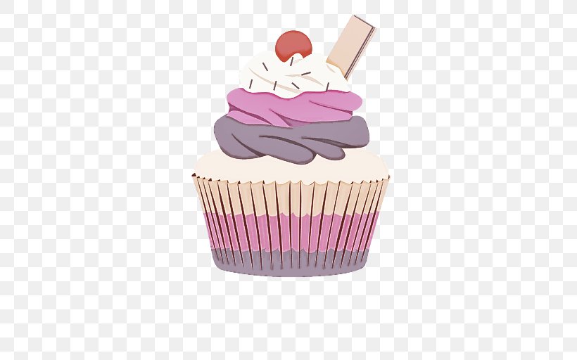 Cupcake Baking Cup Pink Cake Buttercream, PNG, 512x512px, Cupcake, Baking Cup, Buttercream, Cake, Dessert Download Free