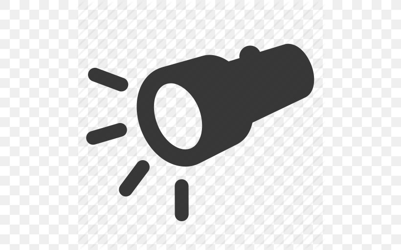 Flashlight Thepix Iconfinder Android, PNG, 512x512px, Flashlight, Android, Black And White, Brand, Bugout Bag Download Free