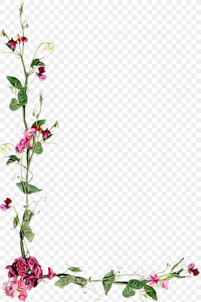 Floral Design, PNG, 835x1252px, Watercolor, Cut Flowers, Floral Design, Floral Frame, Floristry Download Free
