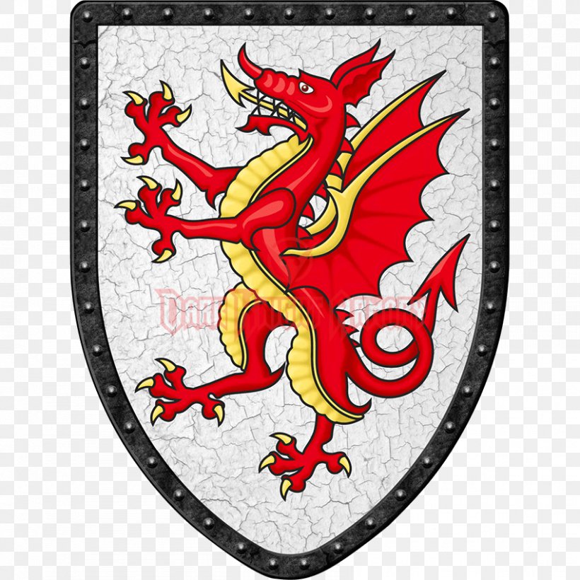 Wales Wars Of The Roses Welsh Dragon House Of Tudor, PNG, 850x850px, Wales, Art, Badge, Crest, Dragon Download Free