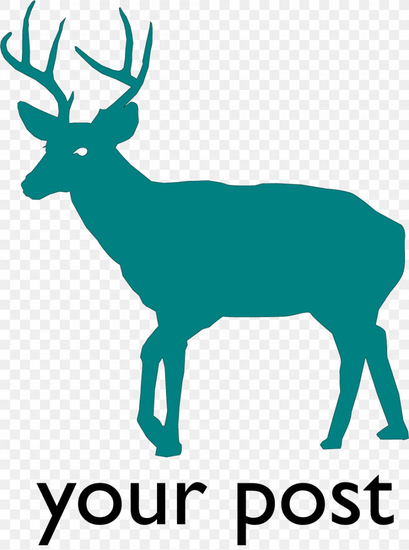 White-tailed Deer Silhouette Clip Art, PNG, 896x1204px, Deer, Antler, Art, Artwork, Drawing Download Free