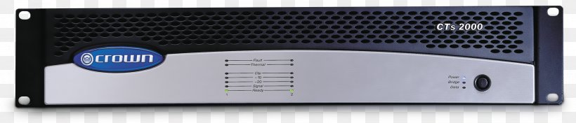 Crown Cts2000 Power Amplifier Audio Power Amplifier, PNG, 2523x542px, Crown, Amplifier, Audio, Audio Equipment, Audio Power Amplifier Download Free