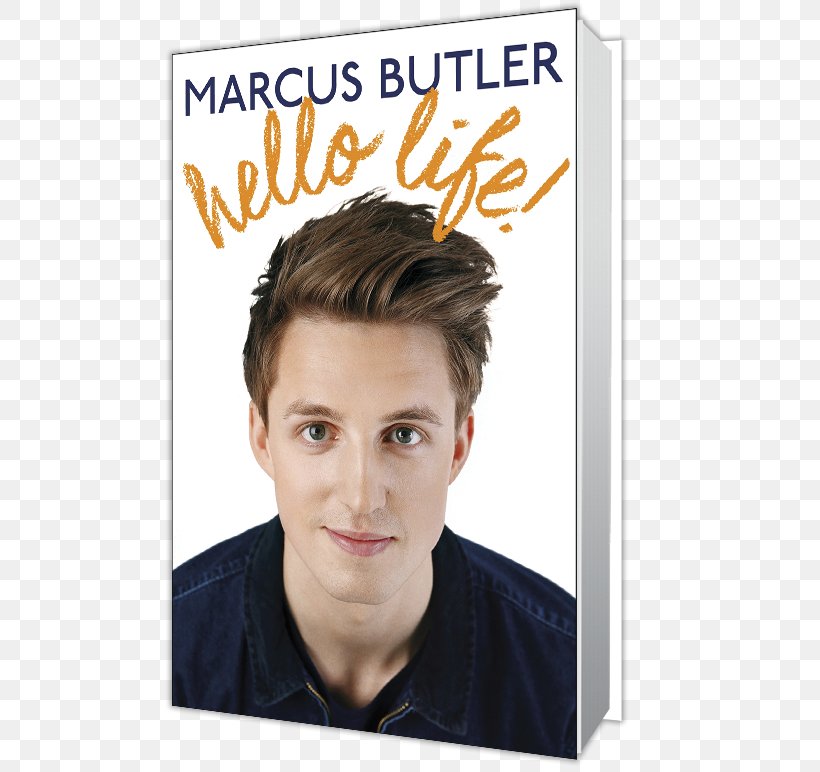 Marcus Butler In Real Life: My Journey To A Pixelated World Hello Life! Book YouTube, PNG, 600x772px, Marcus Butler, Book, Film, Forehead, Hair Coloring Download Free