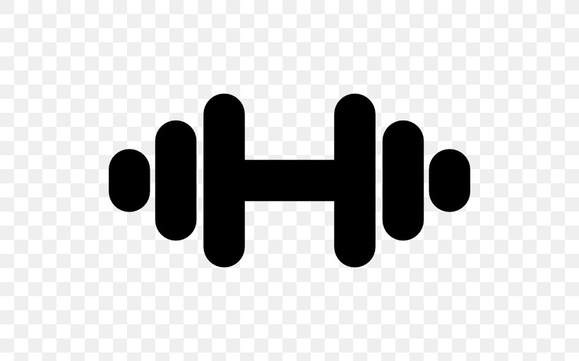 Physical Fitness Dumbbell Fitness Centre Exercise, PNG, 512x512px, Physical Fitness, Black And White, Bodybuilding, Brand, Dumbbell Download Free