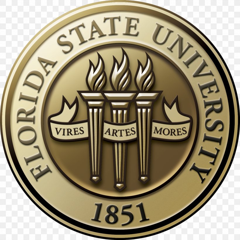Florida State University: College Of Law Florida State Seminoles Football Florida State University School Logo Organization, PNG, 1500x1500px, Florida State Seminoles Football, Badge, Brand, Coin, College Download Free
