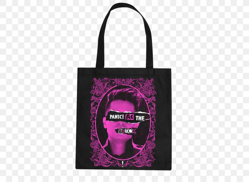 Panic! At The Disco Tote Bag Song, PNG, 600x600px, Panic At The Disco, Bag, Bing, Brand, Brendon Urie Download Free