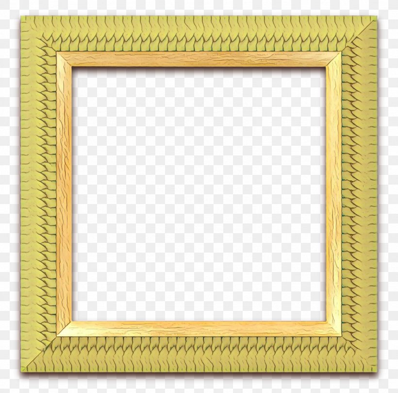 Picture Frame, PNG, 1588x1568px, Cartoon, Picture Frame, Rectangle, Yellow Download Free