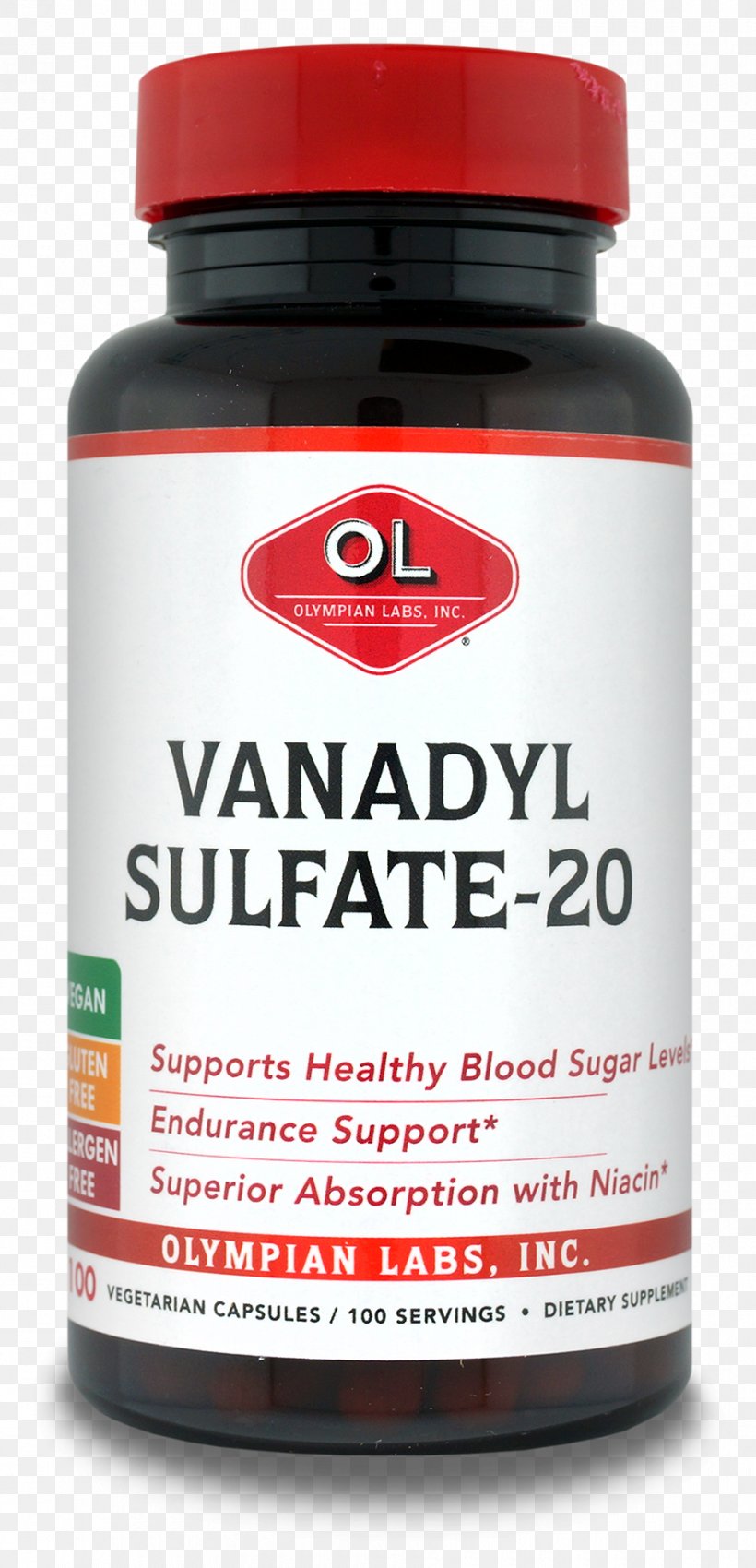 Vanadyl Sulfate Dietary Supplement Vanadyl Ion Olympian Labs, Inc., PNG, 900x1866px, Vanadyl Sulfate, Capsule, Diet, Dietary Supplement, Niacin Download Free