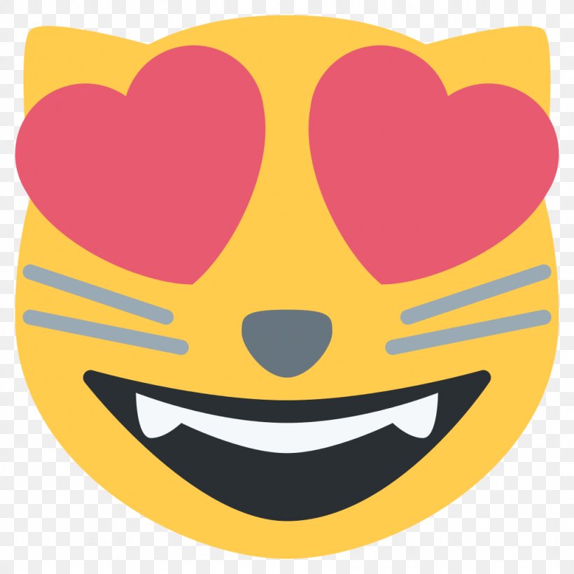 Cat Emoji Heart Felidae Kitten, PNG, 1024x1024px, Cat, Emoji, Emojipedia, Emoticon, Eye Download Free
