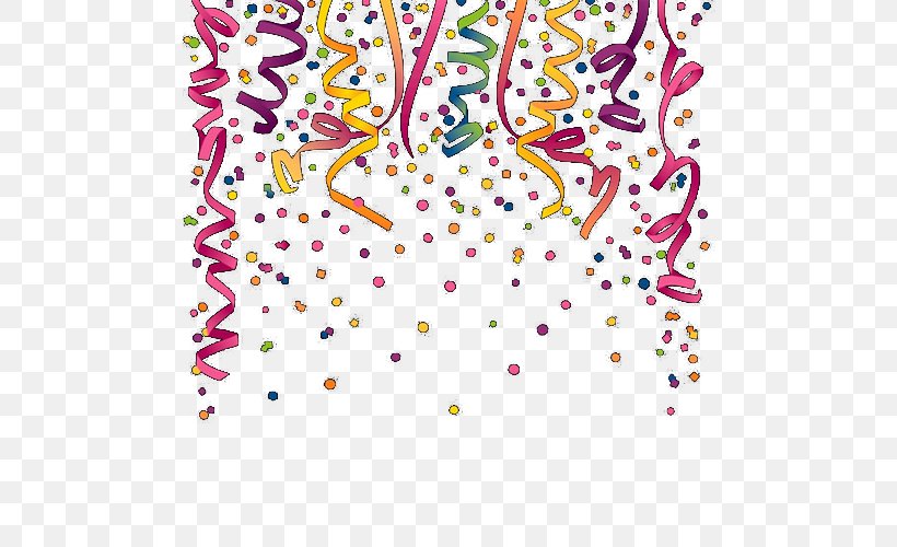 Paper Confetti Party Birthday, PNG, 500x500px, Paper, Area, Birthday, Carnival, Color Download Free