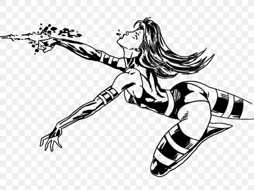 Psylocke X-Men: Mutant Apocalypse Line Art Sketch, PNG, 1024x768px, Psylocke, Arm, Art, Artist, Artwork Download Free