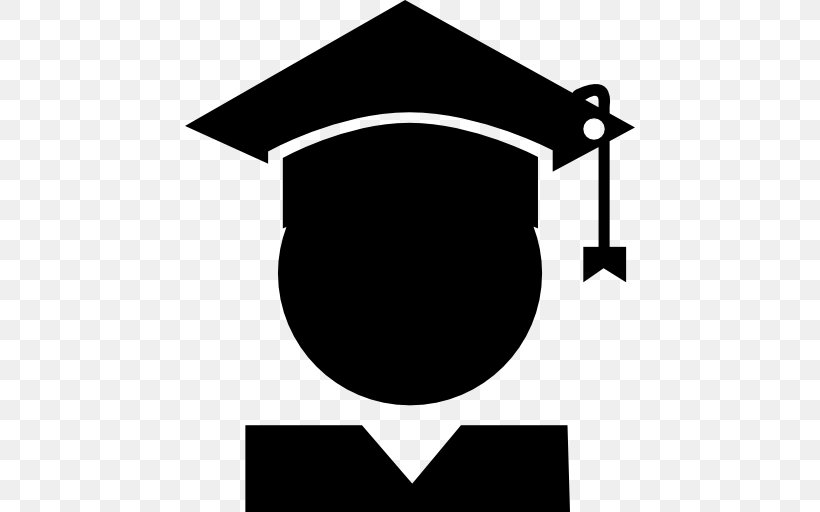 Square Academic Cap Graduation Ceremony Academic Dress, PNG, 512x512px, Square Academic Cap, Academic Dress, Black, Black And White, Brand Download Free
