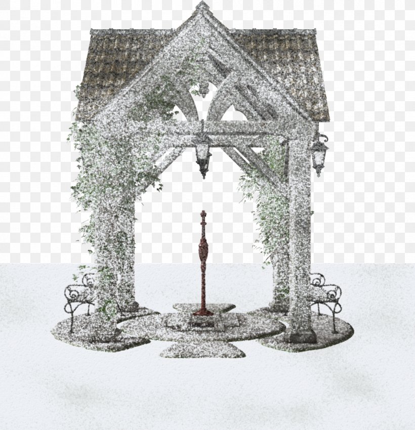 Winter Snow Season Clip Art, PNG, 1045x1084px, Winter, Arch, Chapel, Gazebo, Material Download Free