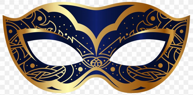 Carnival Of Venice Mask Clip Art, PNG, 3000x1478px, Carnival Of Venice, Blue, Carnival, Cobalt Blue, Headgear Download Free