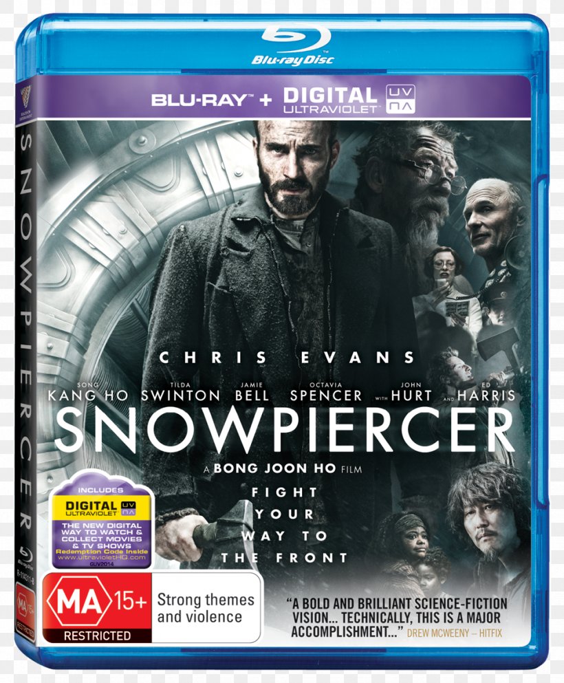 Chris Evans Snowpiercer Blu-ray Disc United States Film, PNG, 975x1181px, Chris Evans, Advertising, Bluray Disc, Dvd, Ed Harris Download Free