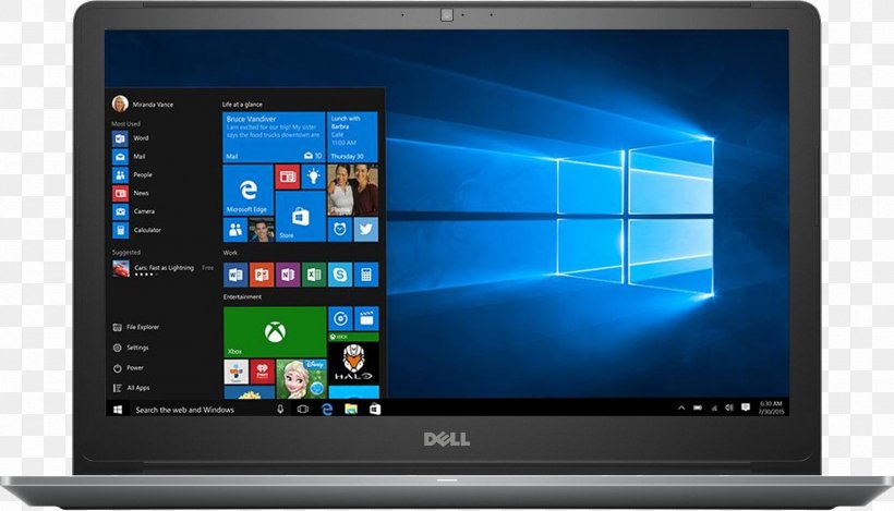 Laptop Dell Inspiron Intel Multi-core Processor, PNG, 1666x953px, Laptop, Amd Accelerated Processing Unit, Computer, Computer Hardware, Computer Monitor Download Free