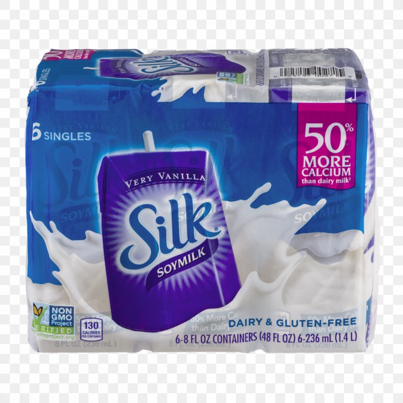 Soy Milk Silk Very Vanilla Soymilk Silk Chocolate Soymilk Ounce, PNG, 1000x1000px, Soy Milk, Brand, Calorie, Carton, Dairy Products Download Free
