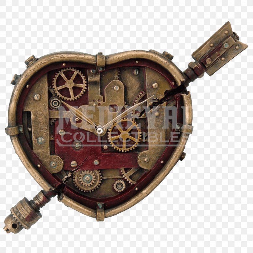 Steampunk Clockwork Heart Science Fiction Valentine's Day, PNG, 833x833px, Steampunk, Alternate History, Antique, Clock, Clockwork Download Free