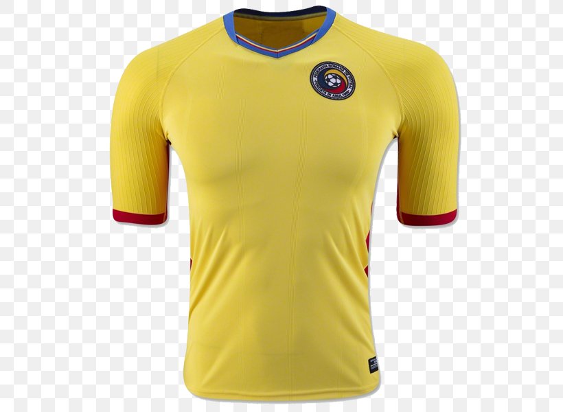 T-shirt Romania National Football Team 2018 World Cup 2017–18 La Liga Spain, PNG, 600x600px, 2018, 2018 World Cup, Tshirt, Active Shirt, Clothing Download Free