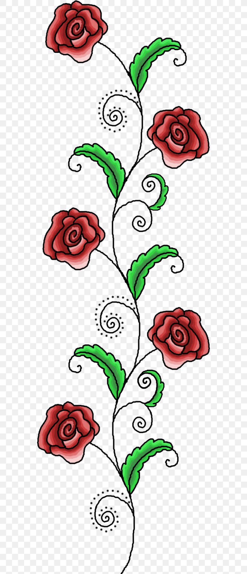 Garden Roses Floral Design Vignette Drawing Clip Art, PNG, 576x1907px, Garden Roses, Area, Art, Artwork, Black And White Download Free