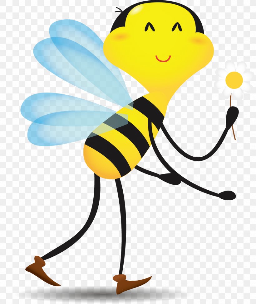 Honey Bee, PNG, 1206x1436px, Bee, Apitoxin, Art, Cartoon, Drawing Download Free