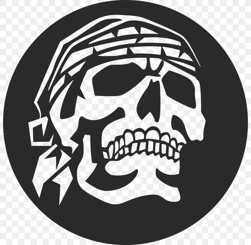 Piracy Decal I'm A Pirate, PNG, 800x800px, Piracy, Black And White, Bone, Brand, Decal Download Free